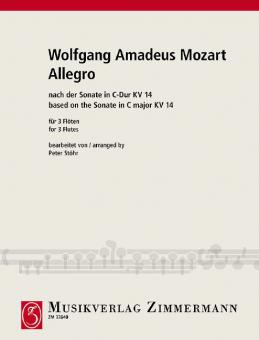 Allegro based on the sonata C major Download