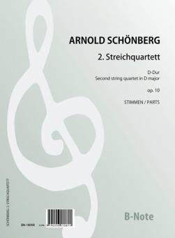 Second string quartet op. 10 