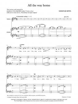 All the way home (solo/high) 