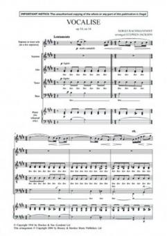 Vocalise op. 34, No. 14 