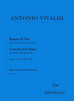 Concerto in E major op. 3 Nr. 12 (RV 265) 