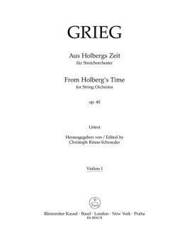 From Holbergs Time op. 40 