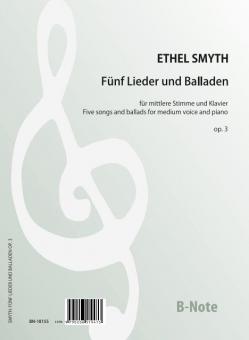 Five songs and ballads op.3 