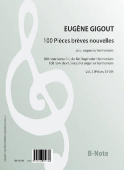 100 new short pieces for organ or harmonium Vol. 2 