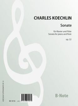 Sonata for piano and flute op.52 