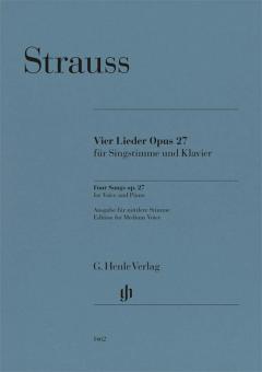 4 Canciones op. 27 