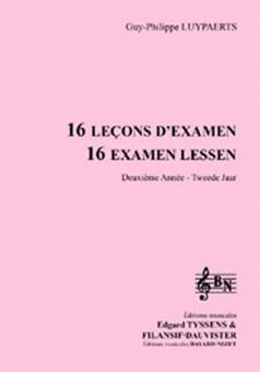 16 leçons d'examen - 2ème année - Accompagnement 