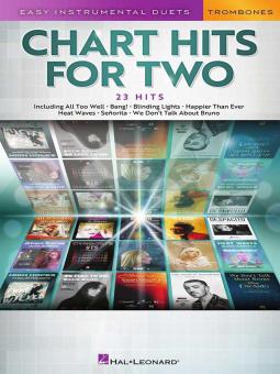 Chart Hits for 2 Trombones 