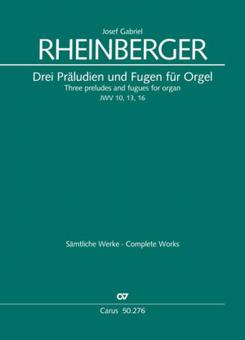 3 preludes and fugues for organ JWV 10, 13 and 17 Standard