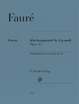 Piano Quartet no. 2 g minor op. 45 