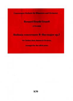 Sinfonia concertante op. 3 