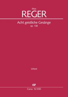 8 sacred songs op. 138 