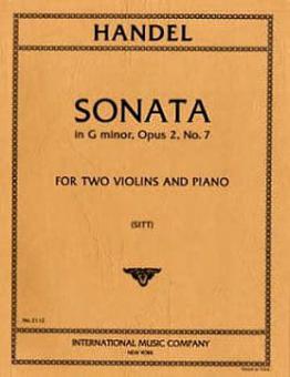 Sonata G minor op. 2/7 