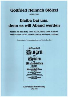 Bleibe bei uns, denn es will Abend werden 