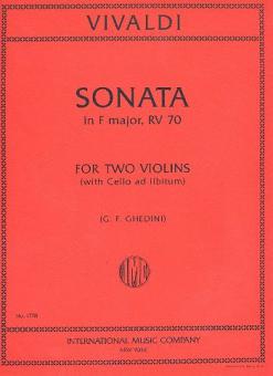 Sonata F major RV 70 