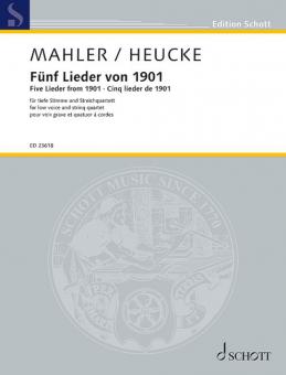 5 Lieder von 1901 Standard
