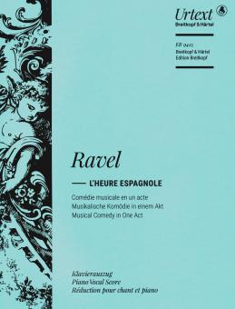 L'Heure espagnole - Partitura vocal para piano 