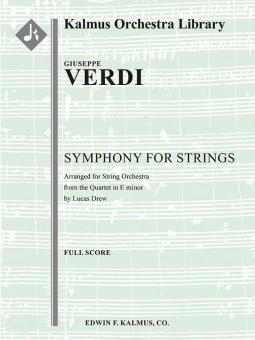 Symphony for Strings in E minor 
