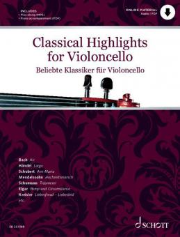 Classical Highlights For Violoncello Standard