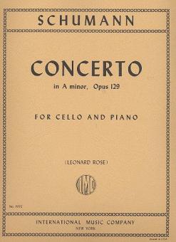 Concerto in A minor, op. 129 