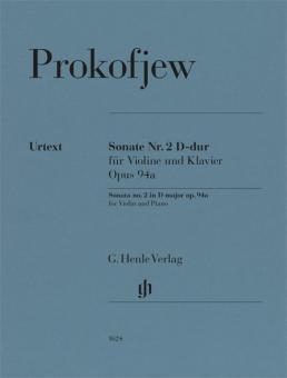 Sonata no. 2 for Violin and Piano op. 94a 