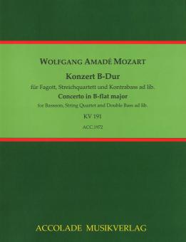 Konzert KV 191 B-Dur 