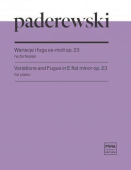 Variations and Fugue in E flat minor op.23 