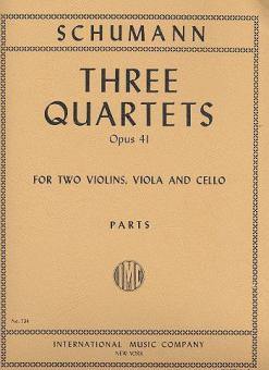3 Quartets Op. 41 