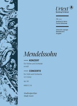 Violinkonzert e-moll op. 64 MWV O 14 