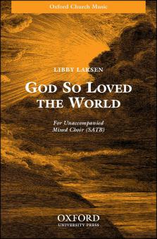 God so loved the world 