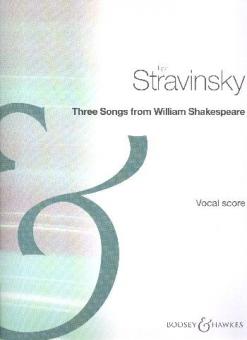 3 Songs from William Shakespeare 