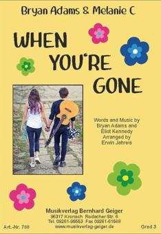 When you're gone 