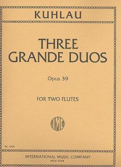 3 Grande Duos Op. 39 