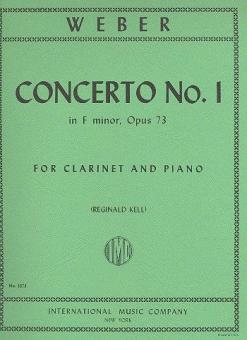 Clarinet Concerto No.1 Op.73 