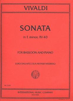 Sonata No. 5 in E minor, RV 40 