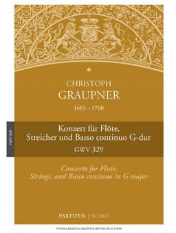 Konzert G-dur GWV 329 