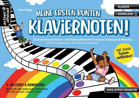 Meine ersten bunten Klaviernoten 