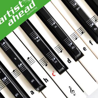 Tastenaufkleber für Klavier & Keyboard 
