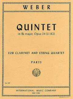 Clarinet Quintet Bb Major Op.34 