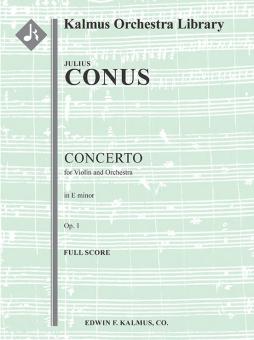 Violin Concerto in E minor, Op. 1 