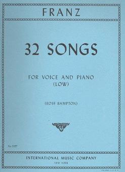 32 Songs for Low Voice 