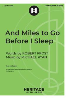 And Miles to Go Before I Sleep 