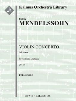 Violin Concerto in E min, Op. 64 