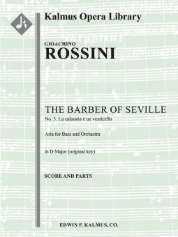 Barber of Seville: La calunnia (No. 5: Act I) 