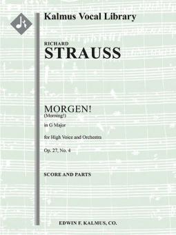 Morgen from Four Songs, Op. 27/4 [composer's transcription in G] 