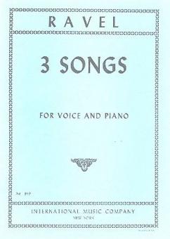 Three Songs for High Voice 