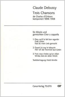 Trois Chansons für Alt-Solo und gemischten Chor a cappella Download