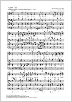 Agnus Dei d-Moll MH 553 Download