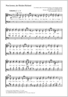 Nun komm, der Heiden Heiland Download