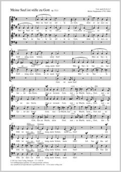 Meine Seel ist stille zu Gott G-Dur op. 53, 1 Download